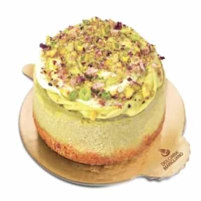 CHEESECAKE AL PISTACCHIO E CIOCCOLATO BIANCO